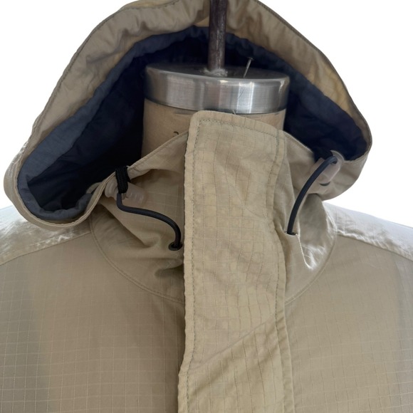 Vintage Nike Center Check Anorak Jacket Pullover Windbreaker Hooded Mens Medium - Picture 3 of 12